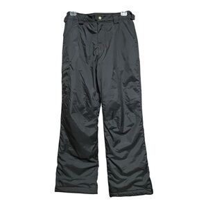 Teen Water Resistant Insulated Black Pants L